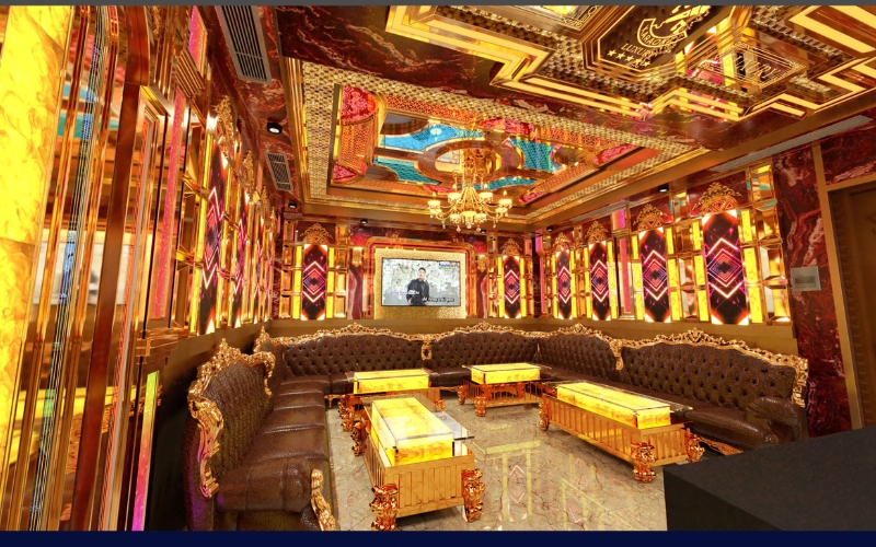 Mẫu thiết kế phòng karaoke gia đình
