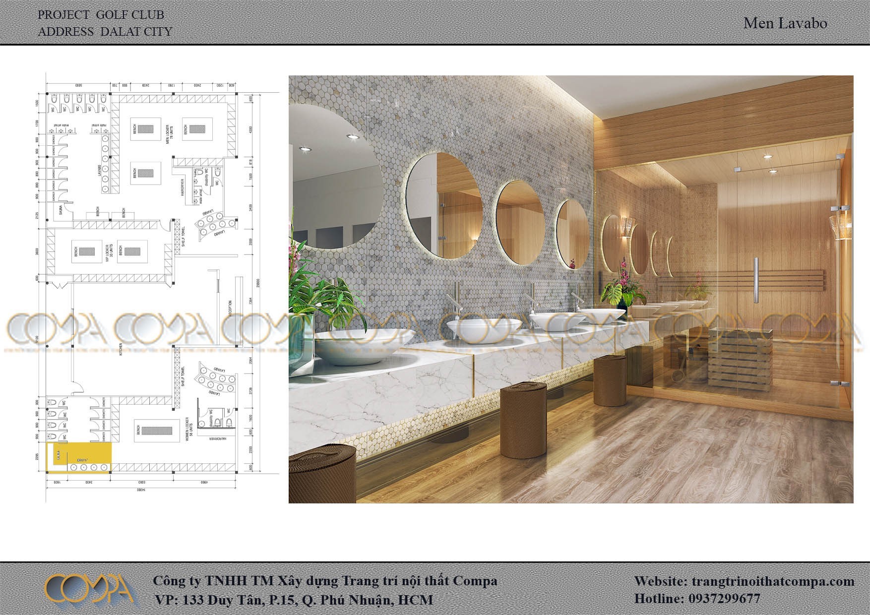 Thiết kế nội thất sảnh tiếp tân 2