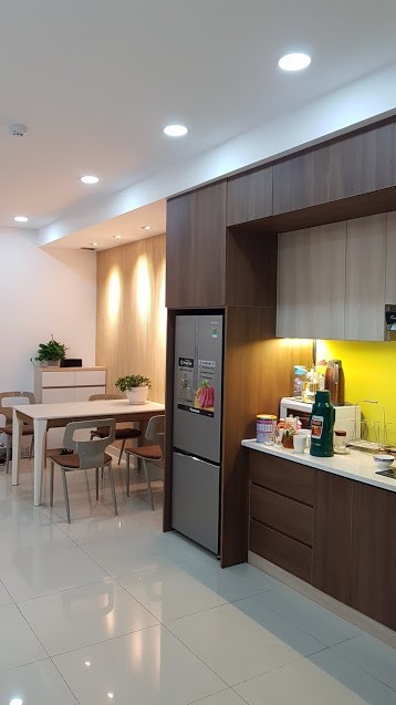 Hình thi công nội thất căn hộ chung cư hiện đại Oriental Plaza 1