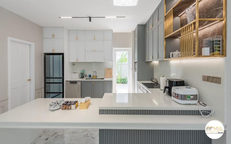 Thiết kế phòng ăn theo phong cách luxury sang trọng