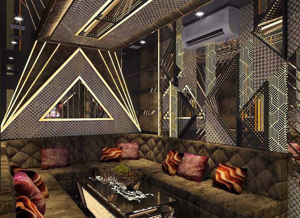 Hình thiết kế phòng karaoke dành cho phòng có diện tích khiêm tốn 4