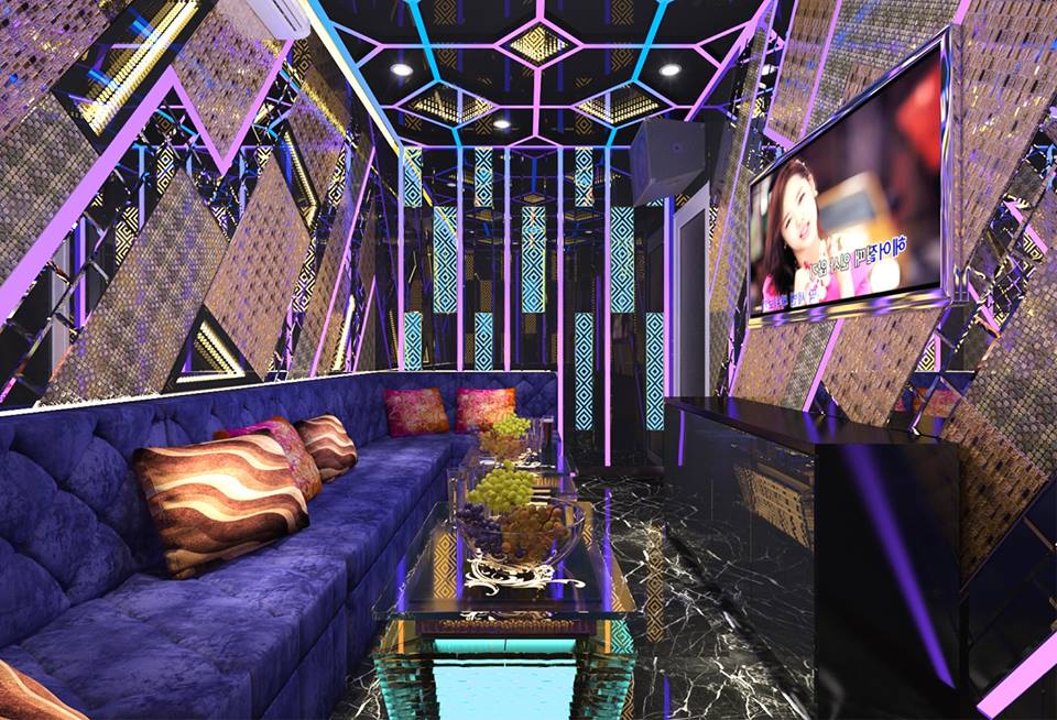 Hình thiết kế phòng karaoke dành cho phòng có diện tích khiêm tốn 3