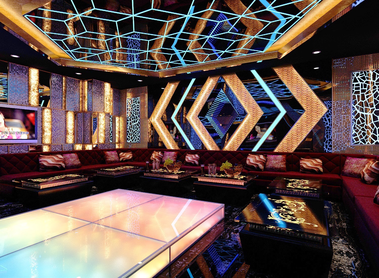 Hình thiết kế phòng karaoke gia đình 1