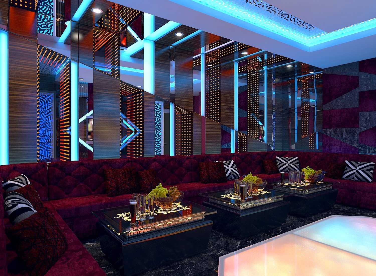 Hình thiết kế phòng karaoke gia đình 12