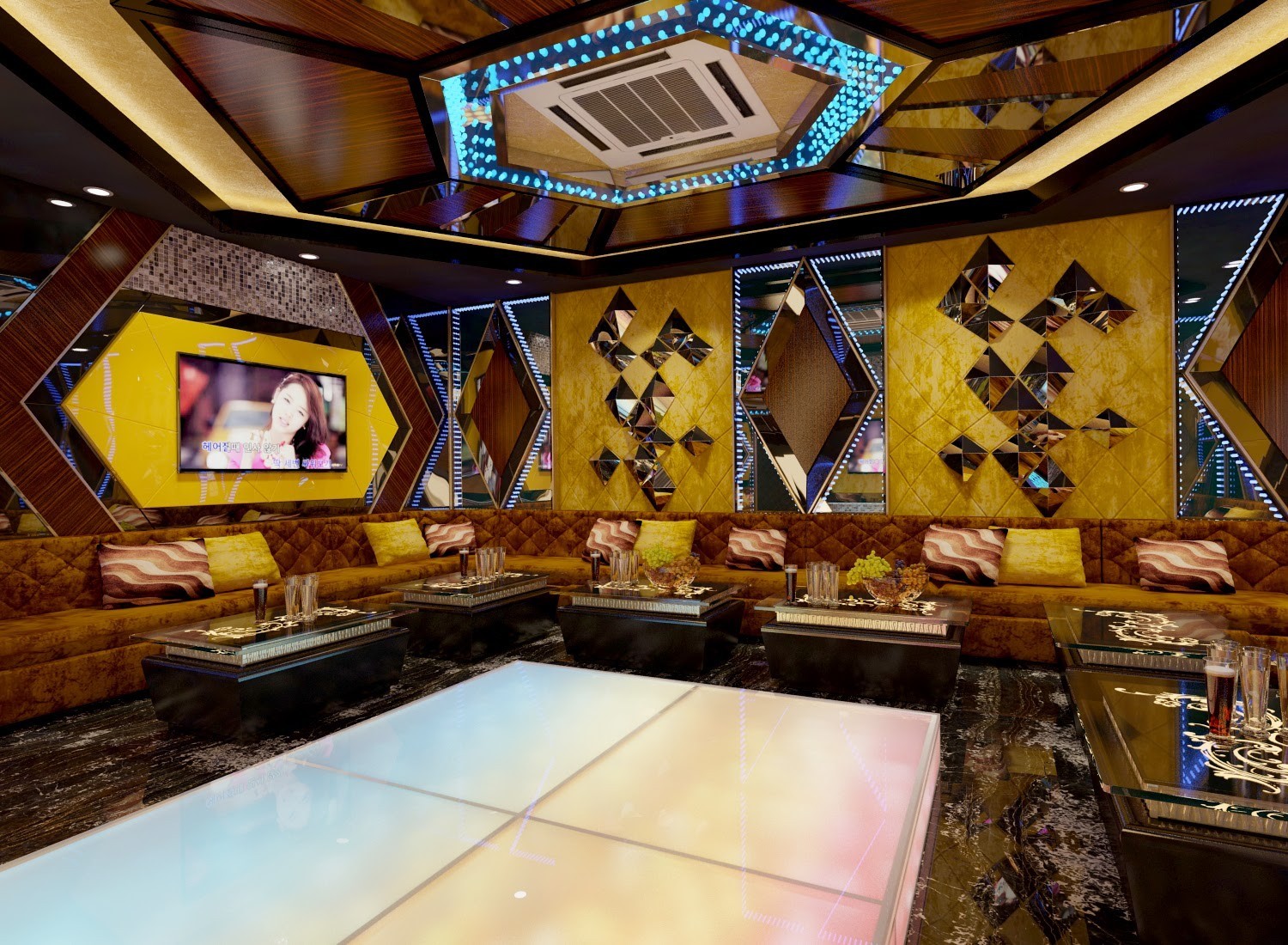 Hình thiết kế phòng karaoke gia đình 3