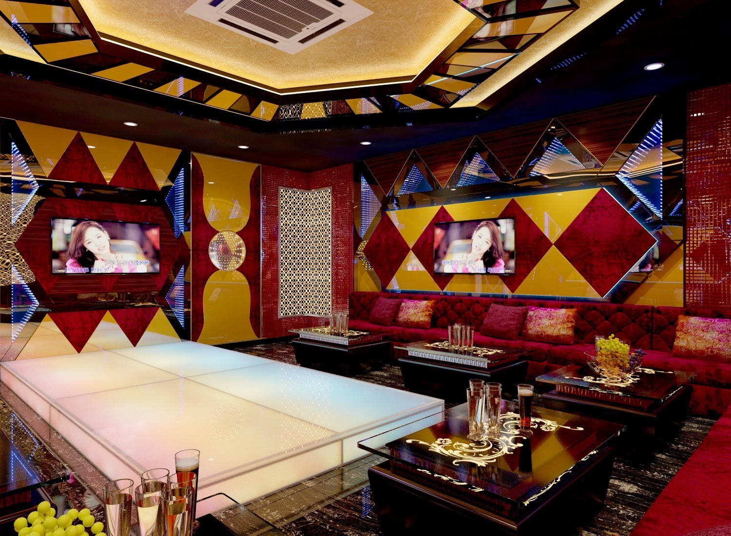Hình thiết kế phòng karaoke vip 6