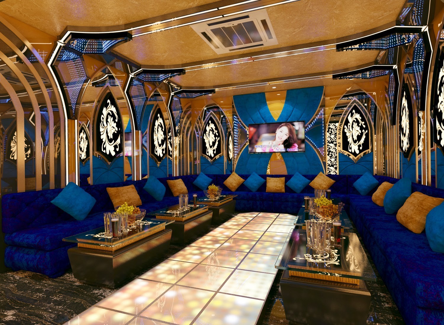 Hình thiết kế phòng karaoke vip 8