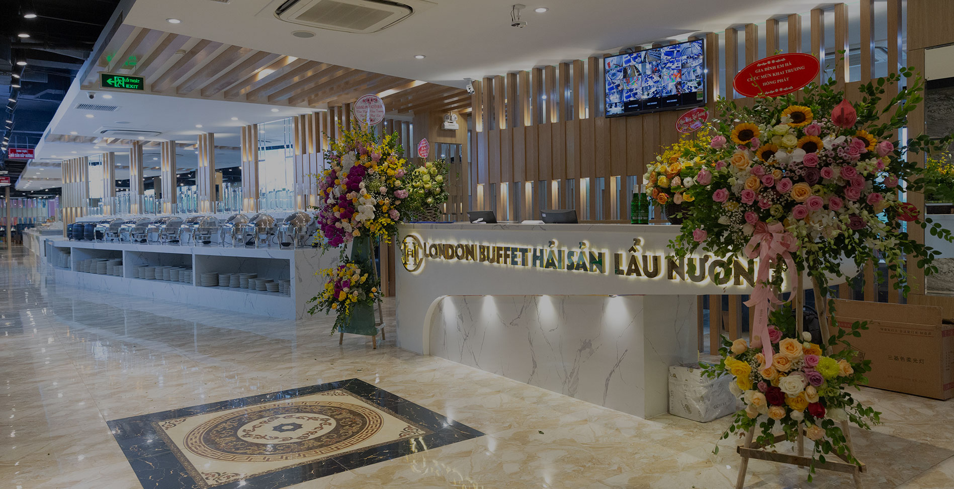 Ý tưởng thiết kế nhà hàng hải sản buffe